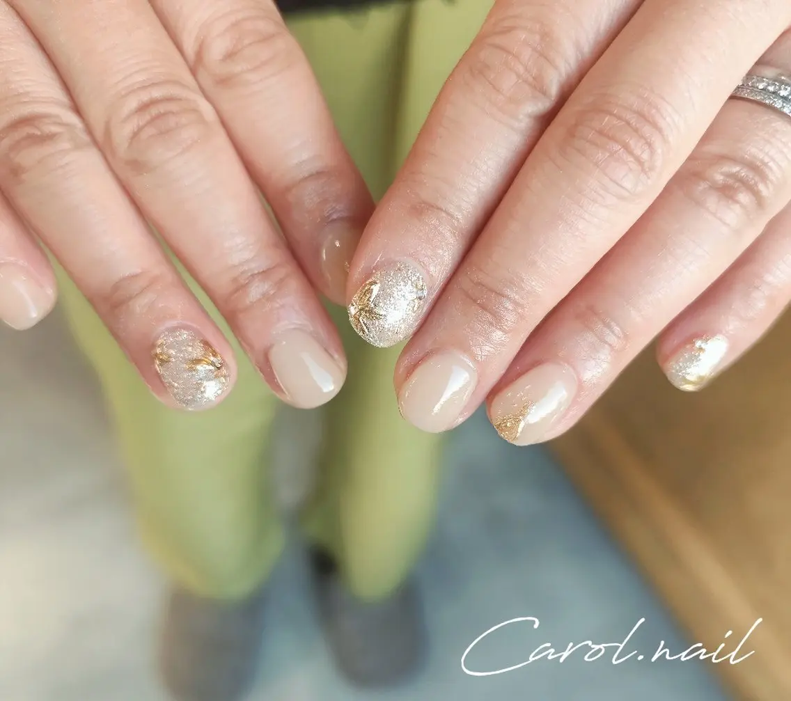 ネイル シンプルネイル carol nailのネイルデザイン