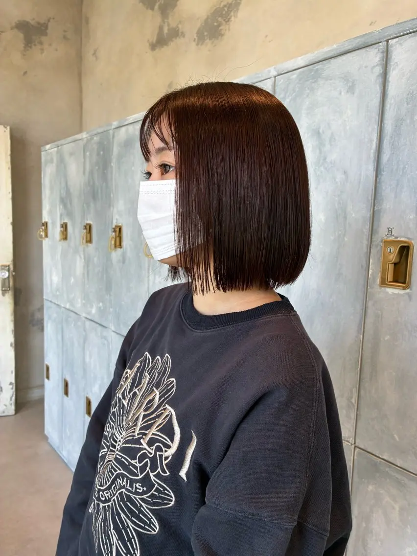 ミディアム カット 鈴木 未夢のヘアスタイル