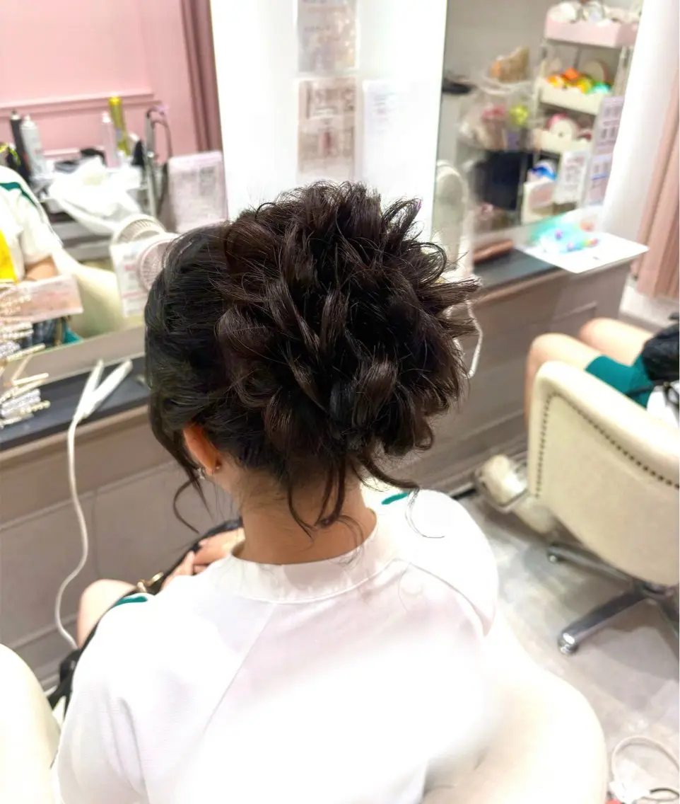 ヘアアレンジ lien eriiのヘアスタイル