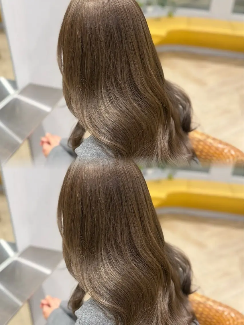 ロング カラー 大久保 凜香のヘアスタイル