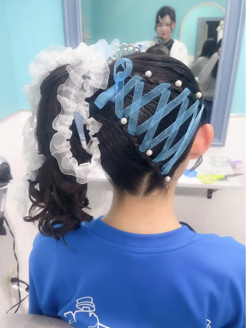 ヘアアレンジ ヘアセット ☁️hinako☁️ 1HAVANAのヘアスタイル