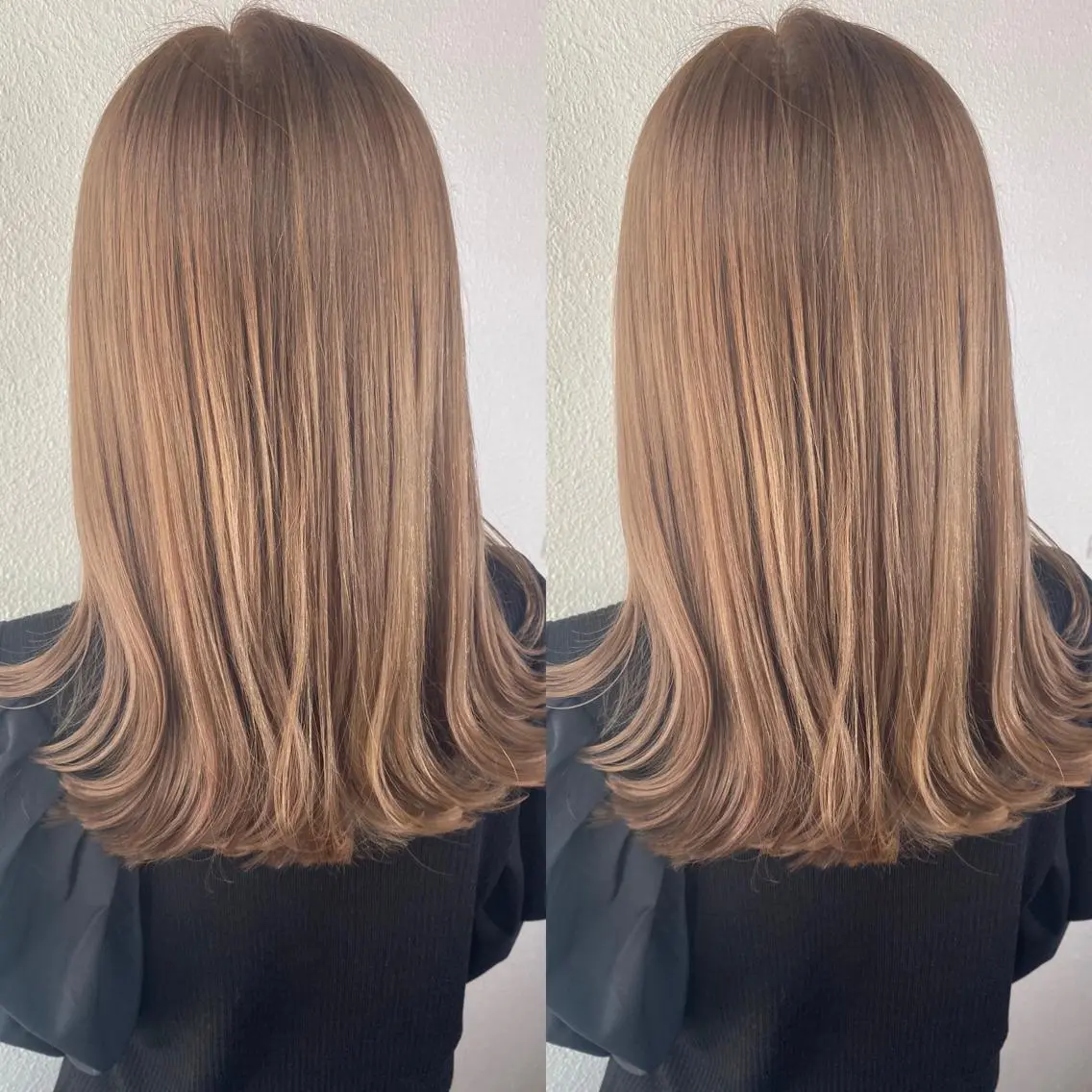 ミディアム カラー ブリーチ ヘアカラー 似合わせ/ カラー.岡田友仁のヘアスタイル