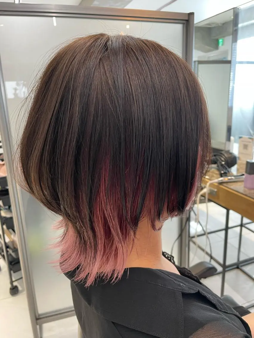 5月限定🌸似合わせカット✨+透明感カラー🌟+インナーカラー⭐️+ナノスチームトリートメント💫の写真