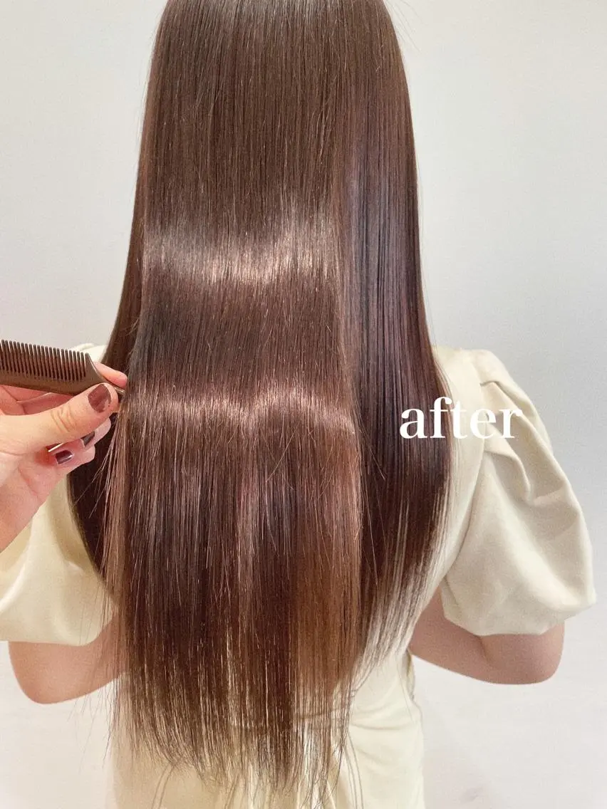 ミニモ限定40%off‼️ストレートパーマ【縮毛矯正】 補足説明ご覧下さい🙇🏼‍♀️の写真