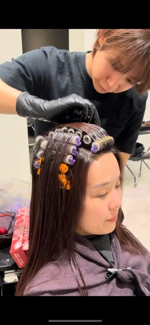 🇰🇷根元ボリュームアップパーマ🧚‍♀️撮影モデル募集.サロンモデル募集の写真
