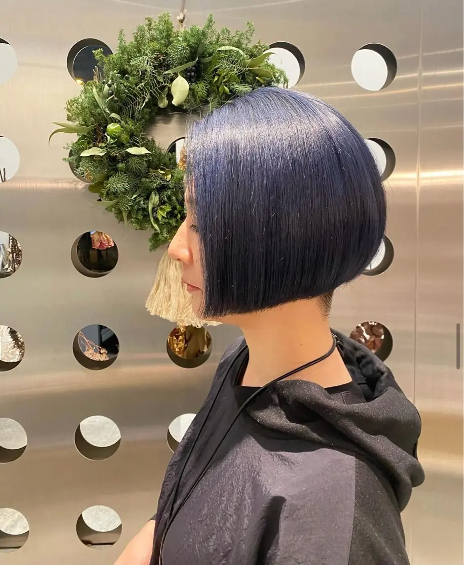 ショート 前下がりボブ ボブ 表参道/髪質改善 TATSUMIのヘアスタイル