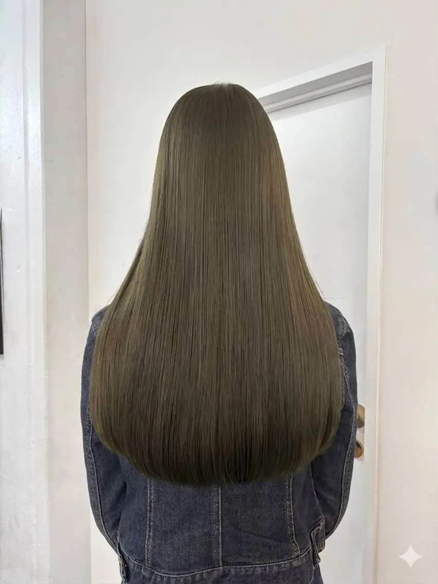 【人気No.1】カット＋全体カラー＋髪質改善4ステップオージュアTR🫧の写真