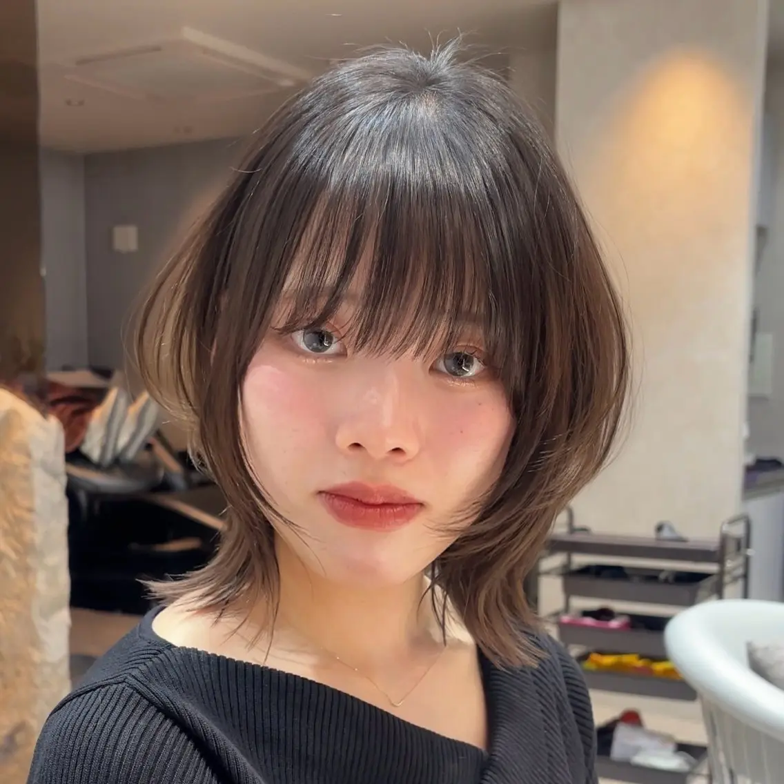 ☔️湿気対策☔️カット+サラツヤ縮毛矯正 ¥35,960→¥17980の写真