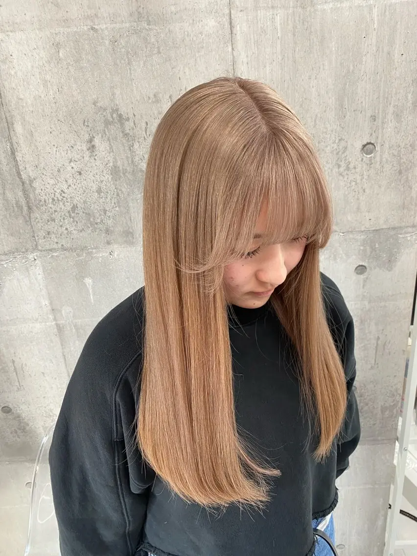 ロング カラー ヘアアレンジ メンズ ヘアカラー 🌈【🎀ヘアデザイ ナー🎀】✨ノン✨のヘアスタイル