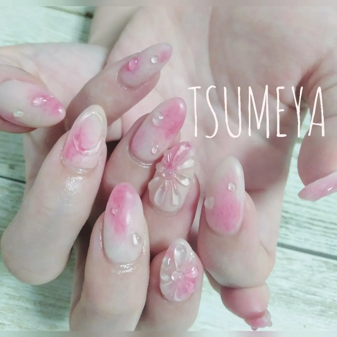 ネイル ピンク ハンドネイル _TSUMEYA _のネイルデザイン