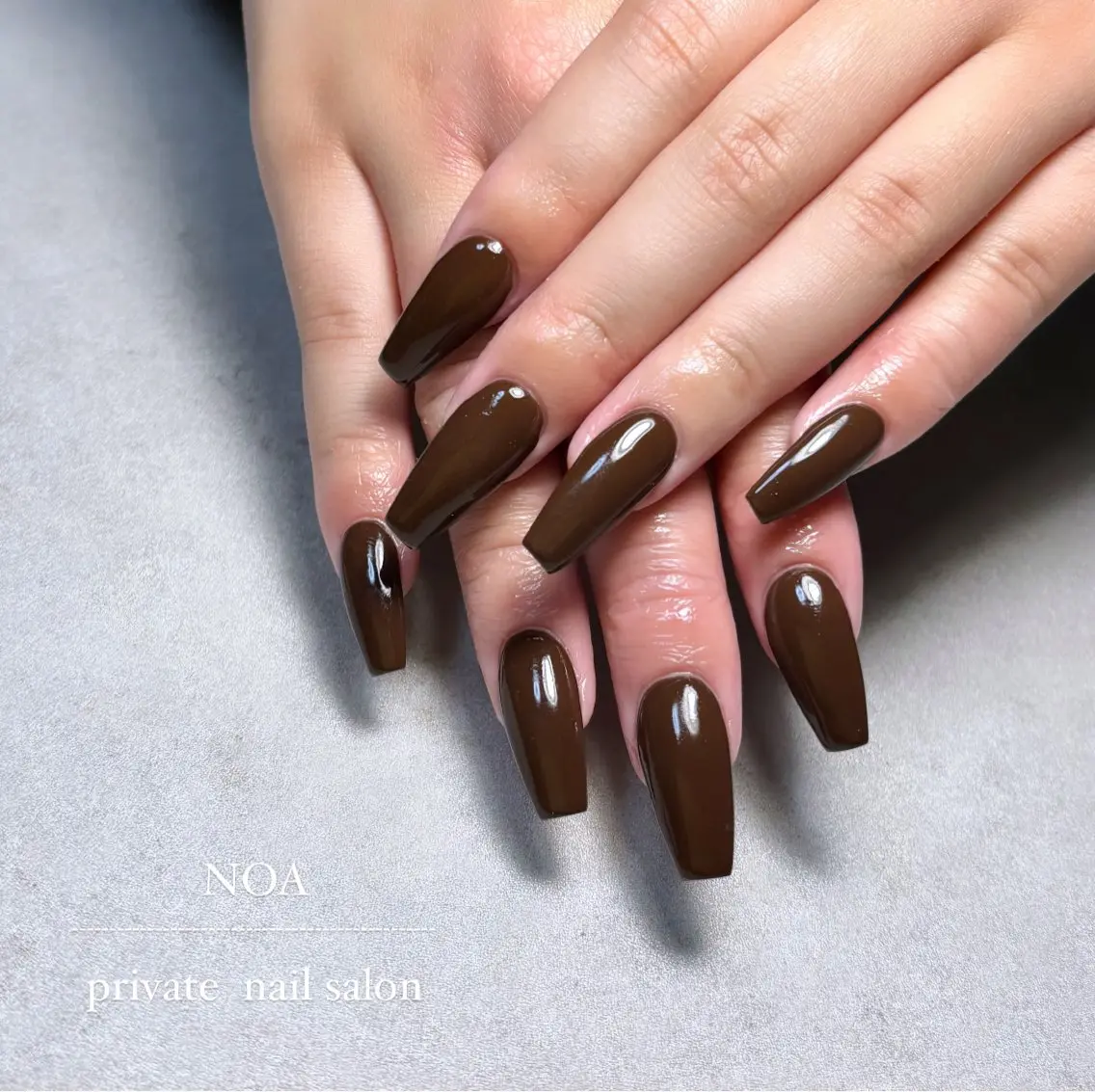 ネイル ワンカラーネイル NOA NAILのネイルデザイン
