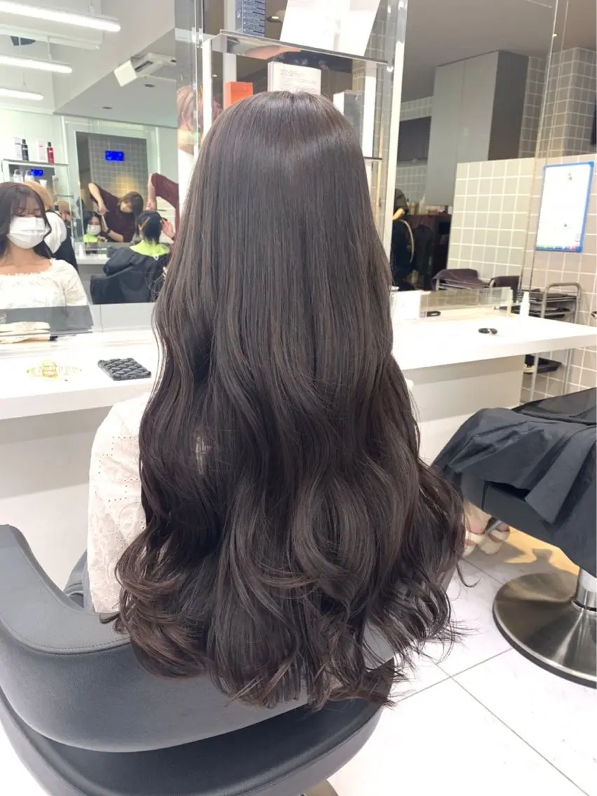 ロング カラー ヘアアレンジ ヘアカラー トリートメント ヘアセット 💗横浜美容室 💗HARUNAのヘアスタイル