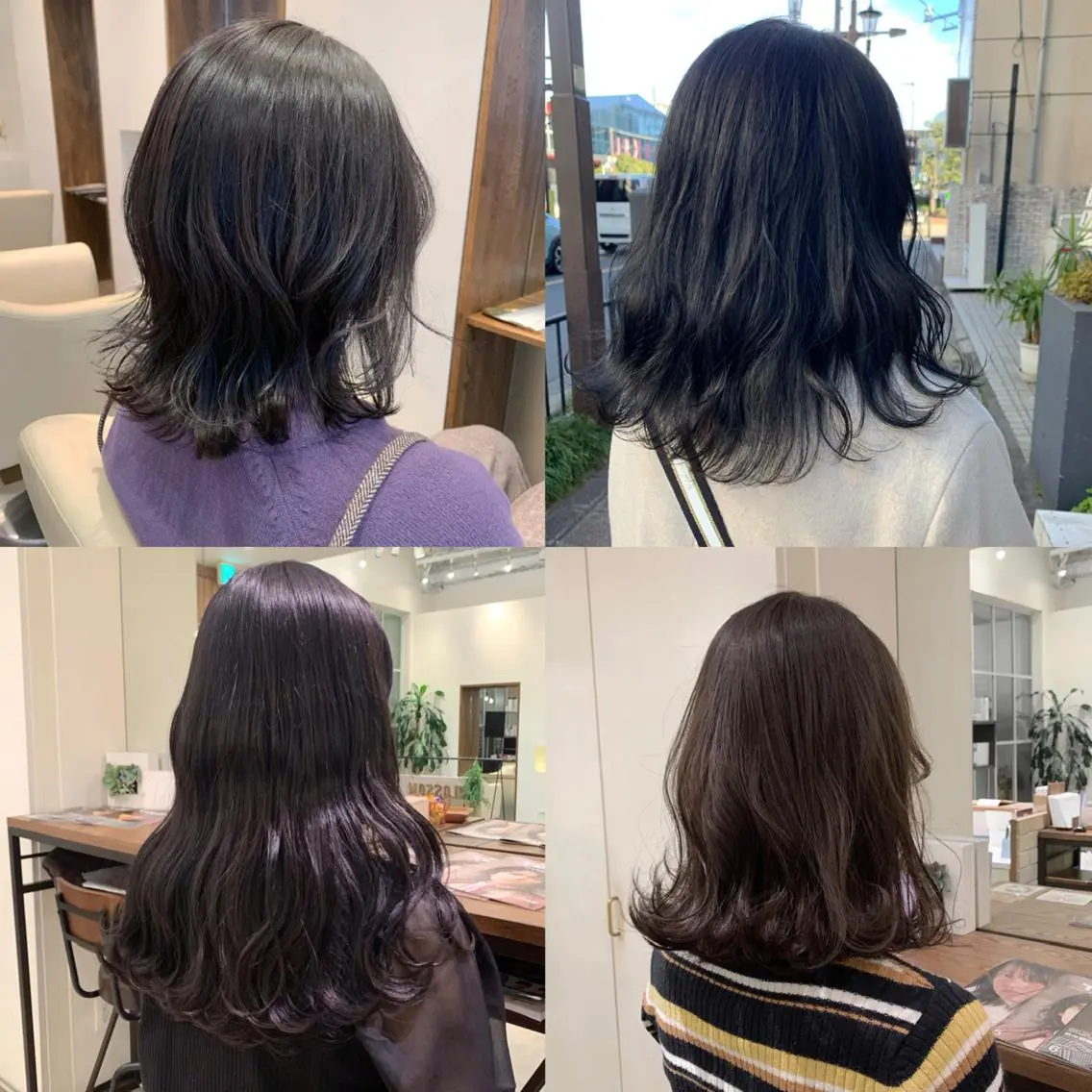 ミディアム カラー 【完全個室】髪質改善 暖色カラー/山崎唯奈のヘアスタイル