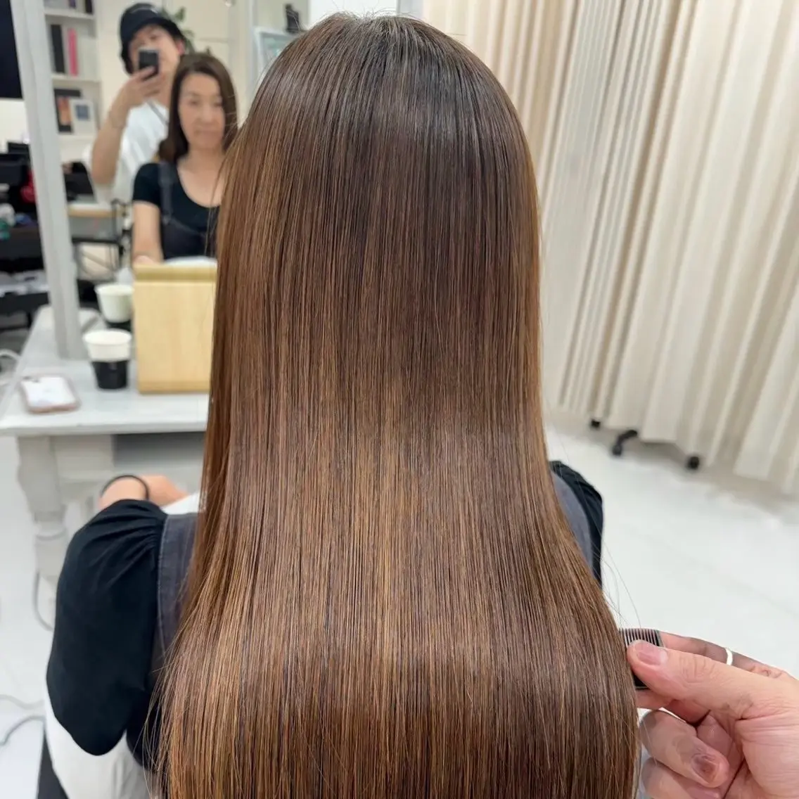 ロング 縮毛矯正 透明感カラー💫 Katsukiのヘアスタイル