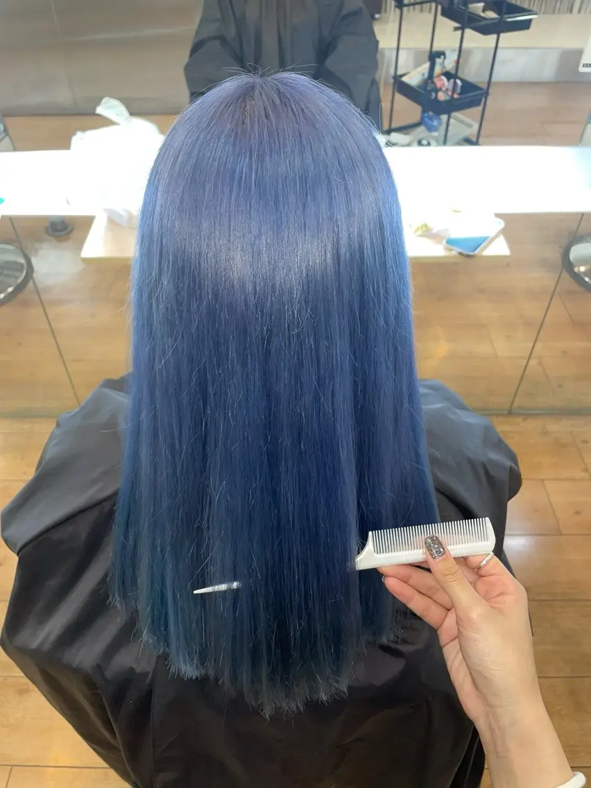カラー ダブルカラー Cyntia  渋谷 なみ⋆˚꩜｡のヘアスタイル