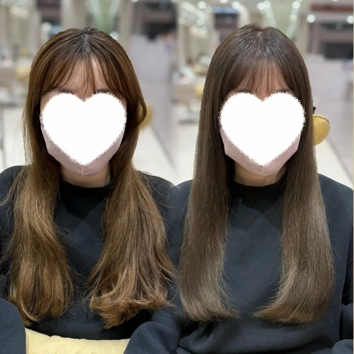 ロング カラー カット ヘアカラー トリートメント 内田 志乃のヘアスタイル