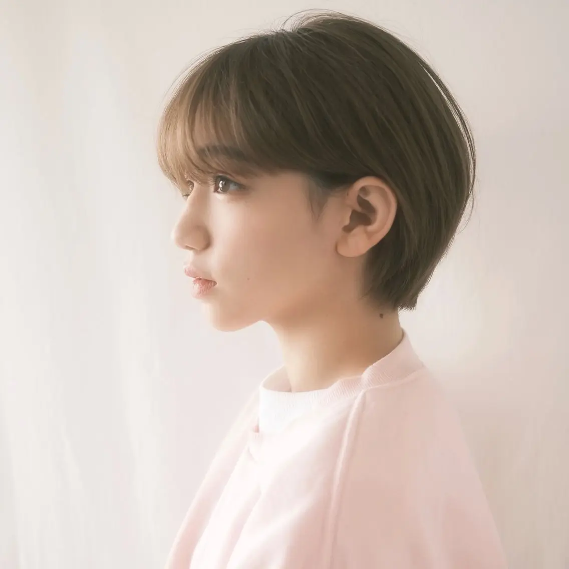ショート カラー パーマ 丸みショート ショートヘア カット ヘアカラー トリートメント ショートボブ髪質改善 縮毛矯正のプロ山道潤のヘアスタイル