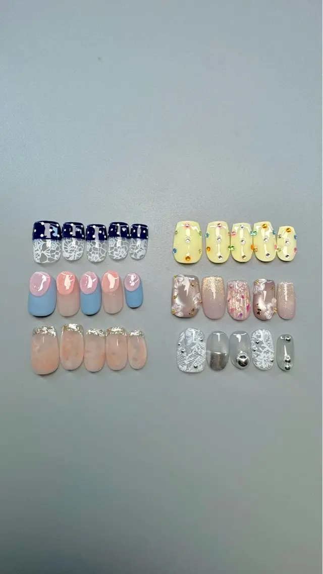 1番人気!【自店オフ込み】トレンド定額デザイン💅毎月更新😍色変え可能!の写真
