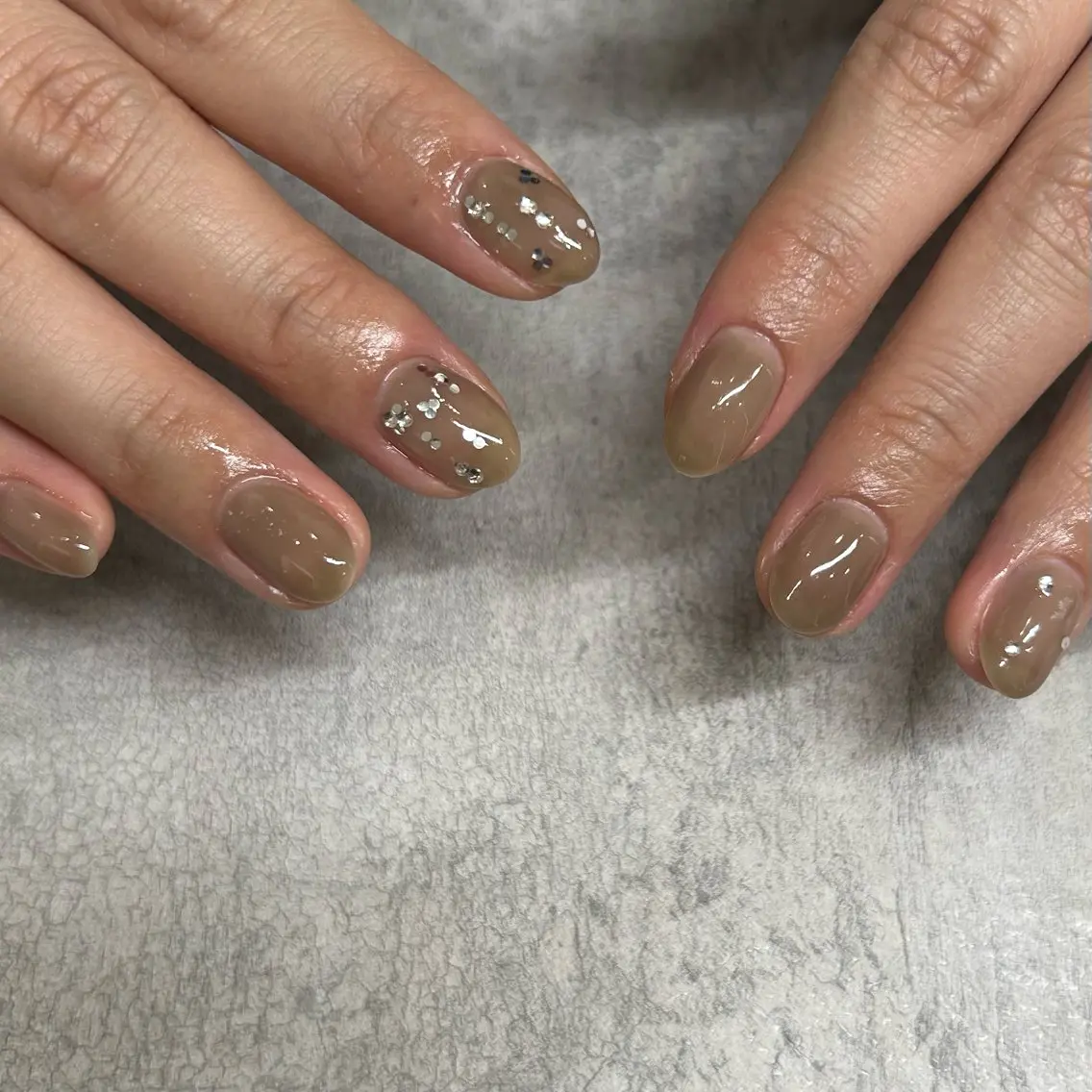 ネイル ワンカラーネイル Allure 小山店 結咲(ゆいさ)のネイルデザイン