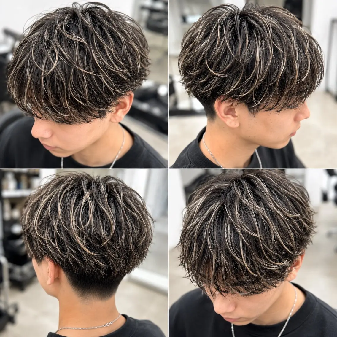 カラー パーマ メンズ カット ヘアカラー トリートメント メンズ特化美容師 ◆ルナのヘアスタイル