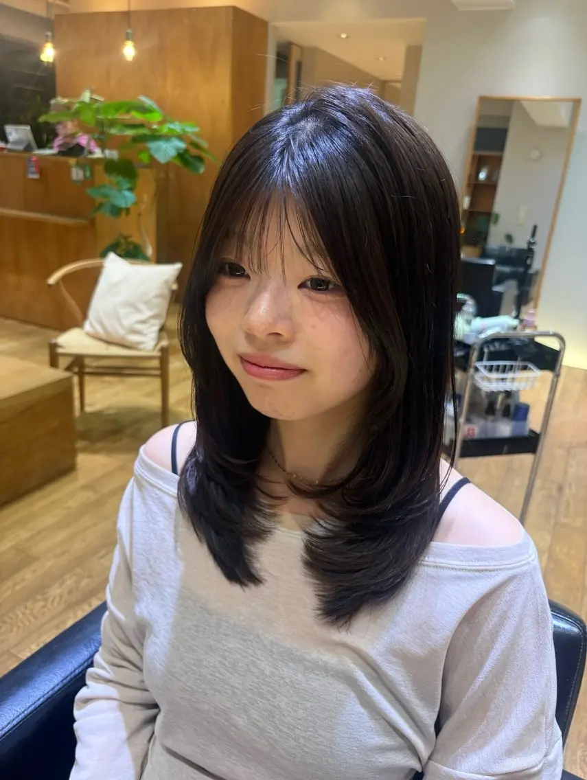 ロング 【パーマ🌀/暖色カ ラー🍷】ななこ🌴のヘアスタイル