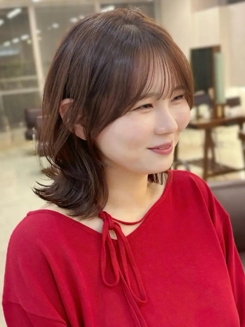 カラー ヘアカラー 塚原 怜音のヘアスタイル