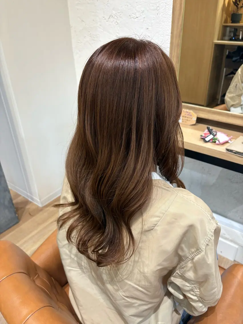 カラー ベージュカラー bisou hair Kayanoのヘアスタイル