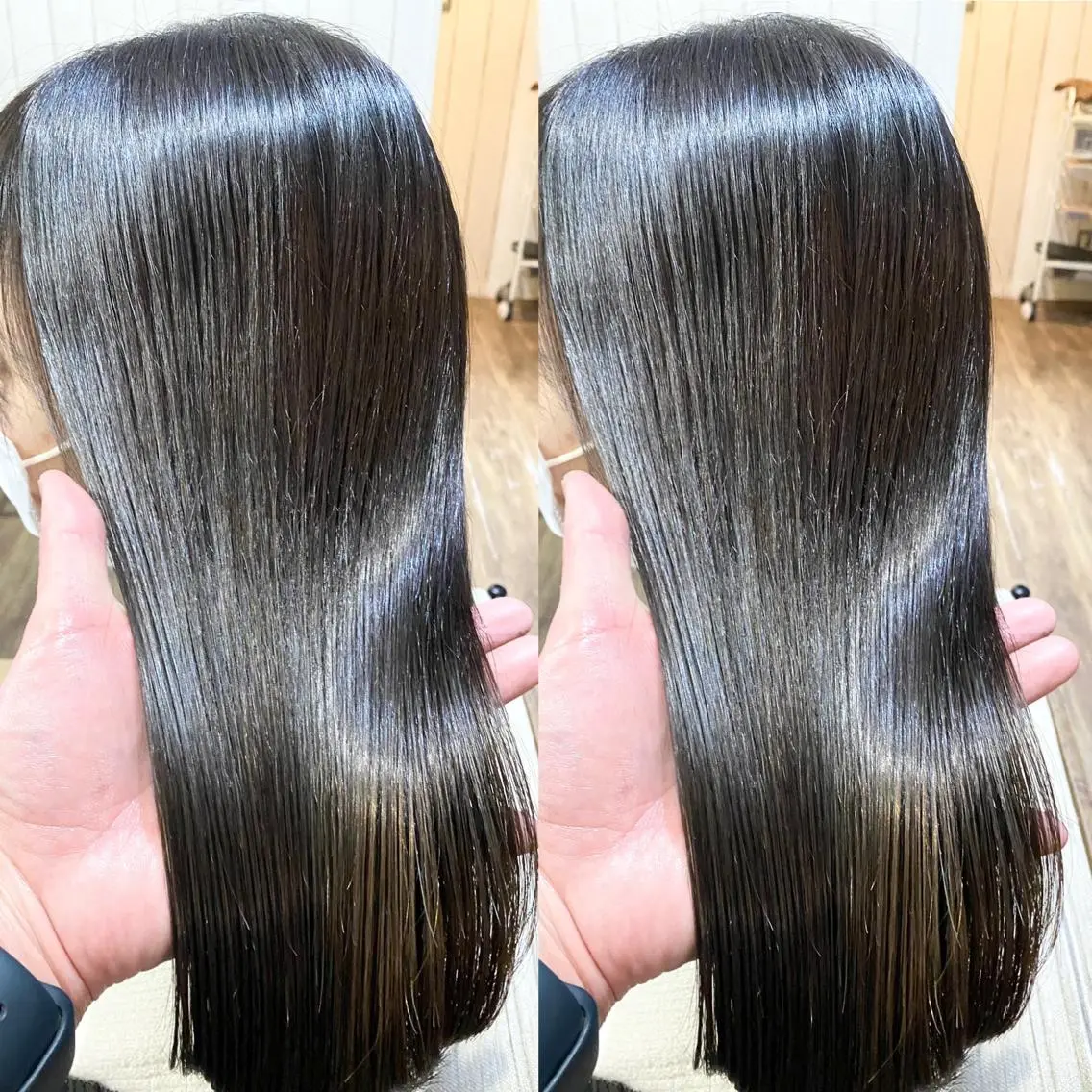 セミロング カラー パーマ ヘアアレンジ アッシュ バレイヤージュ ベージュカラー ブリーチ 透明感カラー 👑指名率No.1 👑坂口飛翔のヘアスタイル