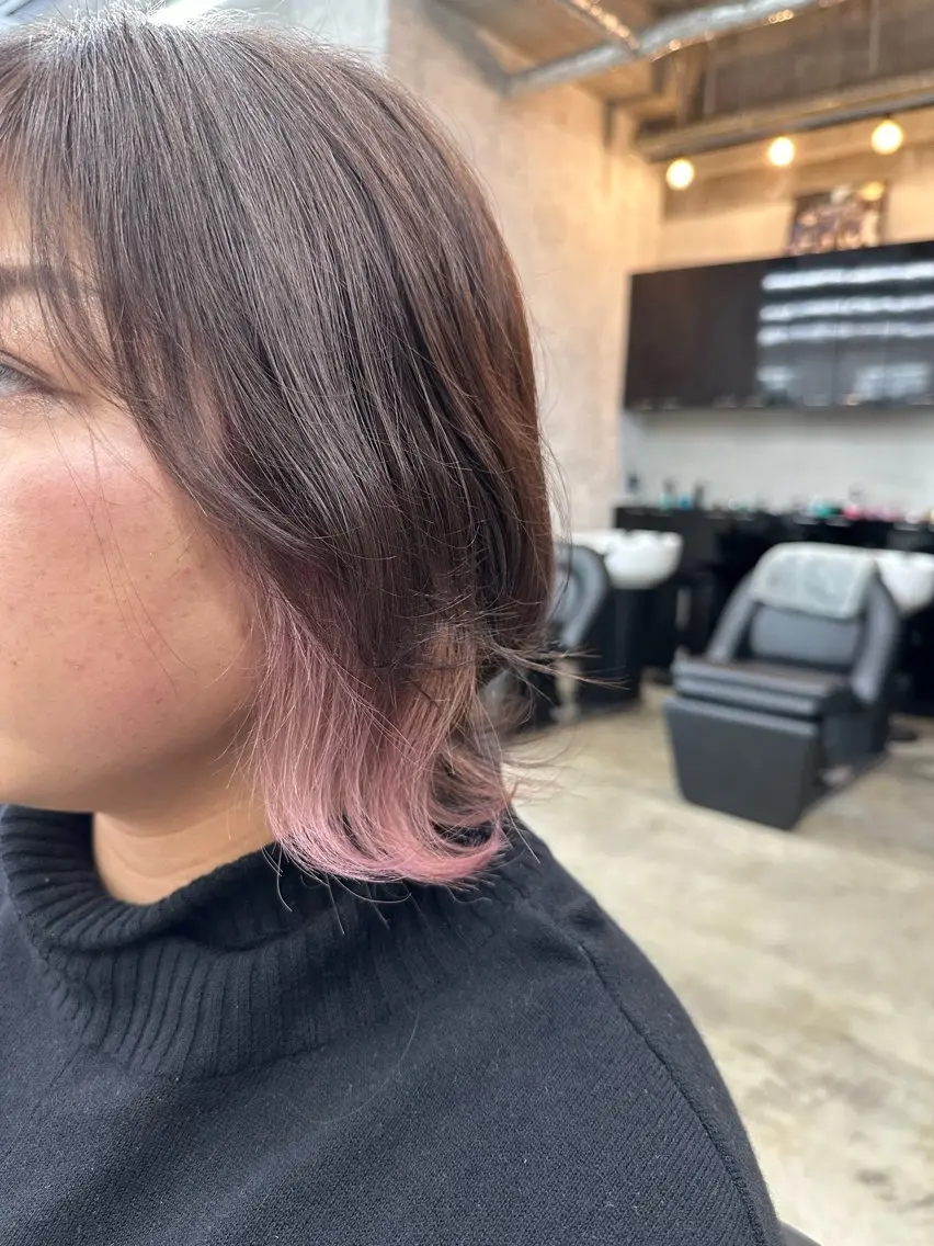 [5月限定クーポン⭐︎]カット＋インナーカラー＋Aujuaトリートメント｟トリートメントコースUP可能◎｠の写真