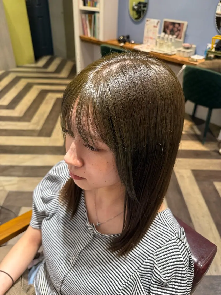 🫧【透明感】🫧ハイクオリティーカラー+echelleトリートメントの写真