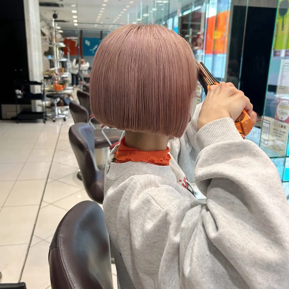 ショート カット ヘアカラー トリートメント EARTH🎀 ryokaのヘアスタイル
