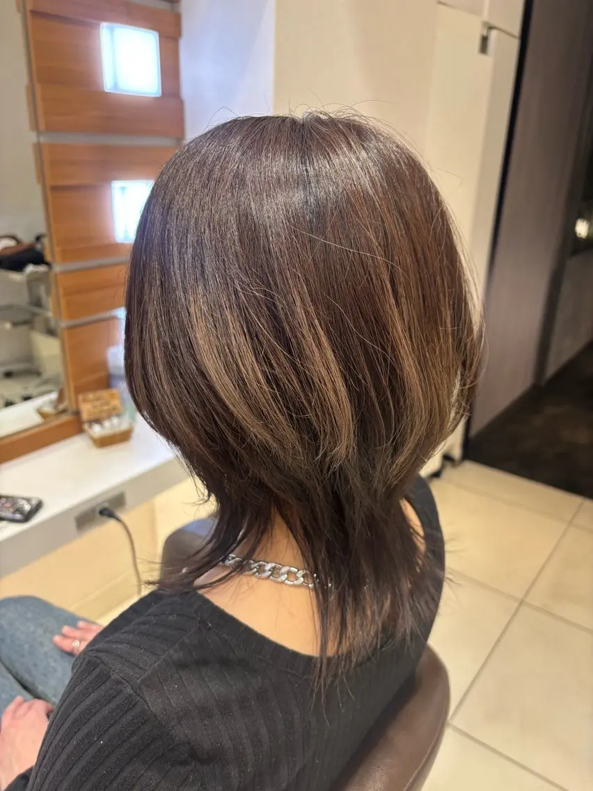 ミディアム カラー 💎【ちゅるんカラ ー】あいみ💎のヘアスタイル