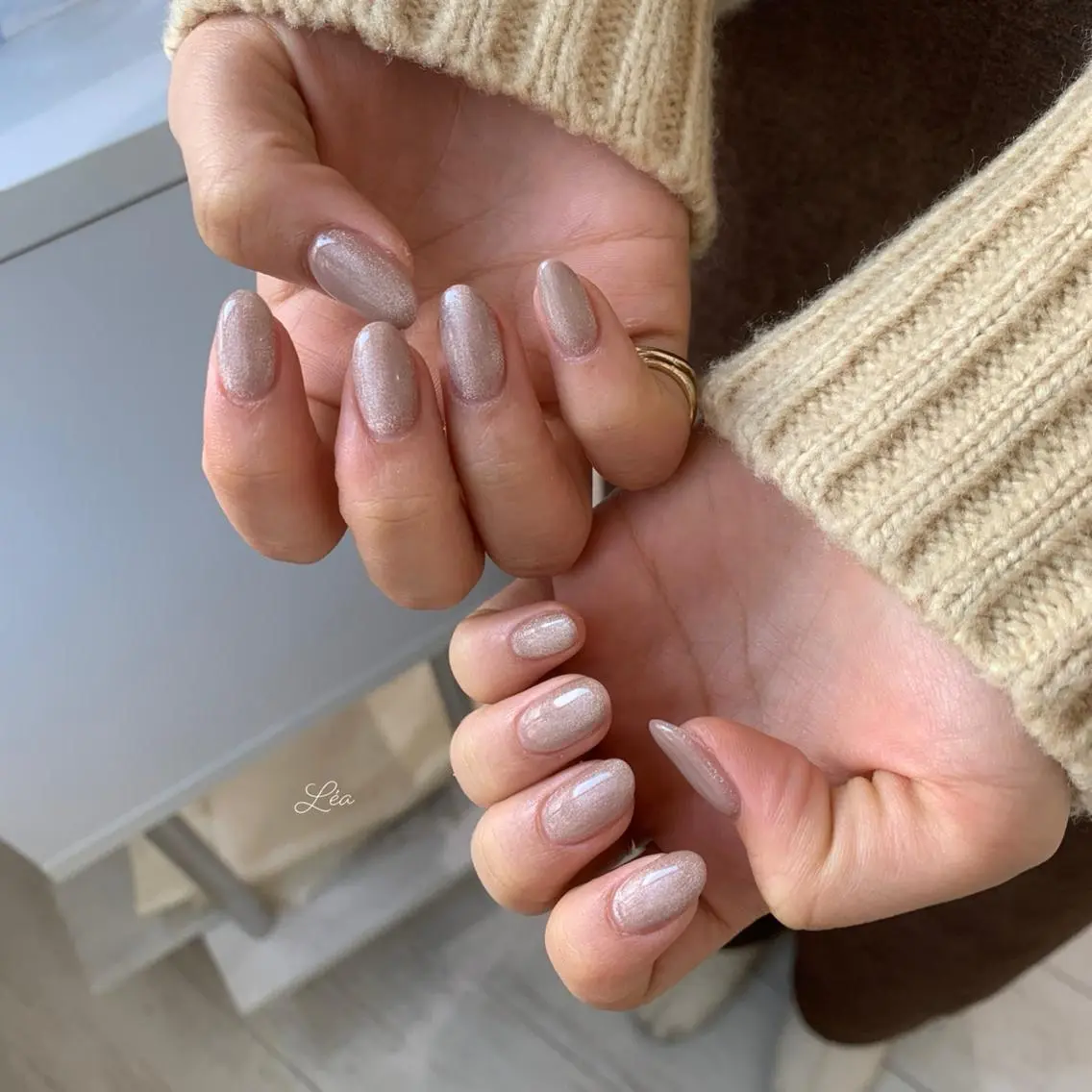 ネイル ジェルネイル マグネットネイル パラジェル Léa nailのネイルデザイン
