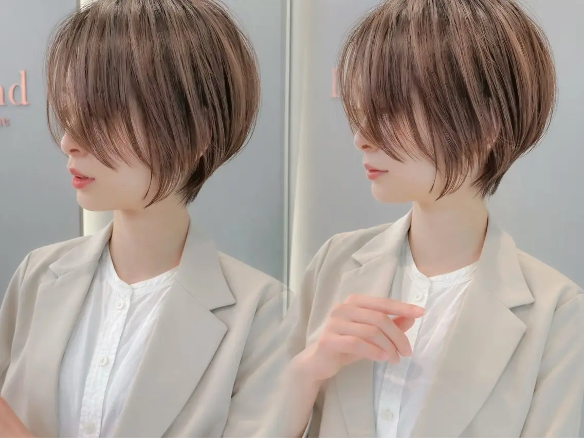 ショート カラー カット ヘアカラー トリートメント ボブ/ショート/ 縮毛矯正⚜️工藤昴のヘアスタイル