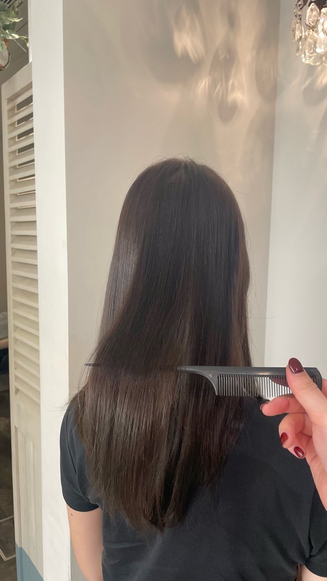 ミディアム カラー ベージュカラー いさと🩵ᩚ 表参道美容室のヘアスタイル