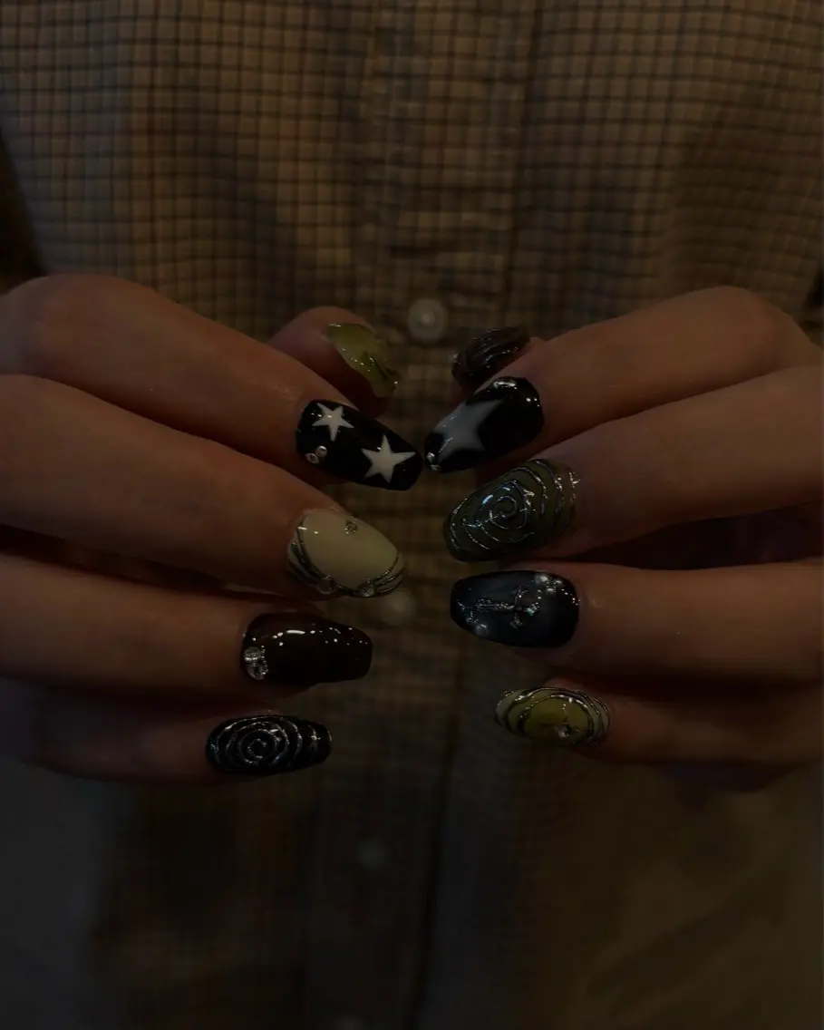 ネイル 持ち込み Hal nail 立川mitsukiのネイルデザイン