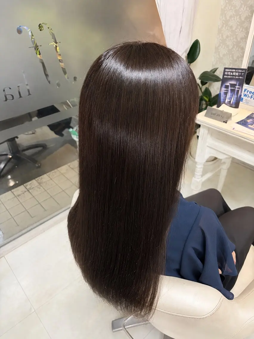 ロング トリートメント ヘアカラー 藤本 麗夏のヘアスタイル
