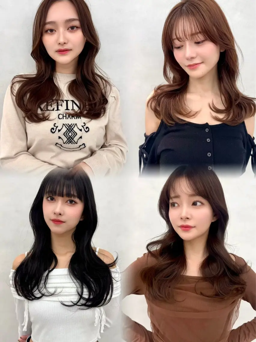 【ロング限定】カット➕カラー➕3stepトリートメント 🦋韓国風レイヤーカット得意です🦋の写真
