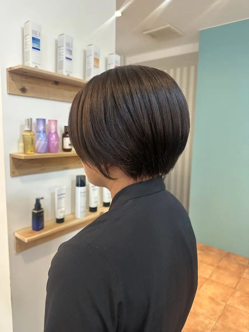 カラー ブラウンカラー 沖野 莉央のヘアスタイル
