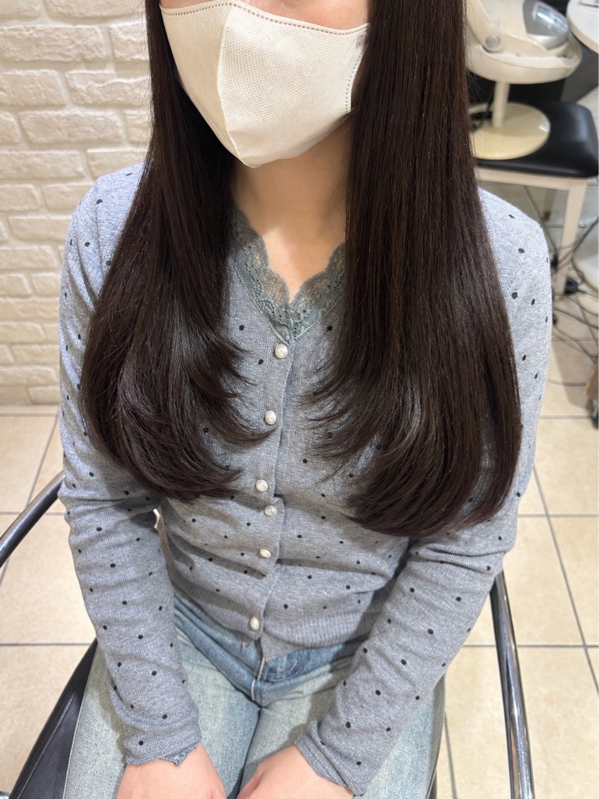 ロング カット momoha 『モテヘア🍓』のヘアスタイル