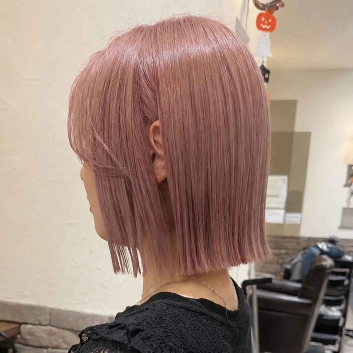 ミディアム カラー カット ヘアカラー 🍎暖色🍊/ボブ/ ケアブリーチ/あいらのヘアスタイル