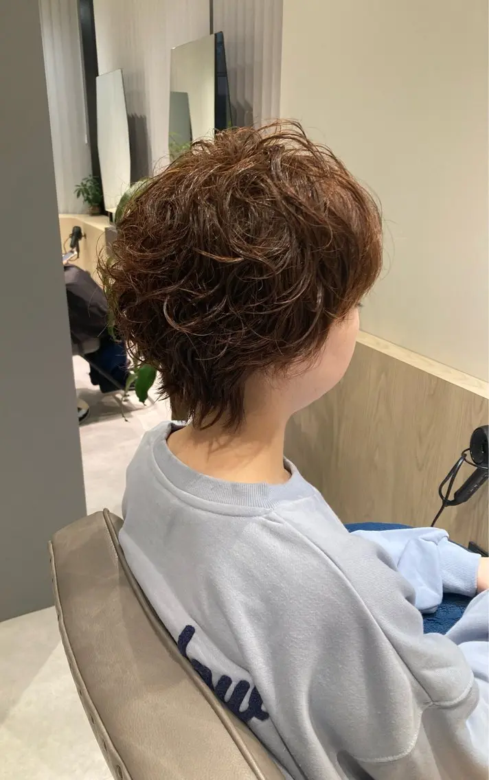 ショート ショートヘア くせ毛カット✂️ カワタ　豊島区大塚駅のヘアスタイル