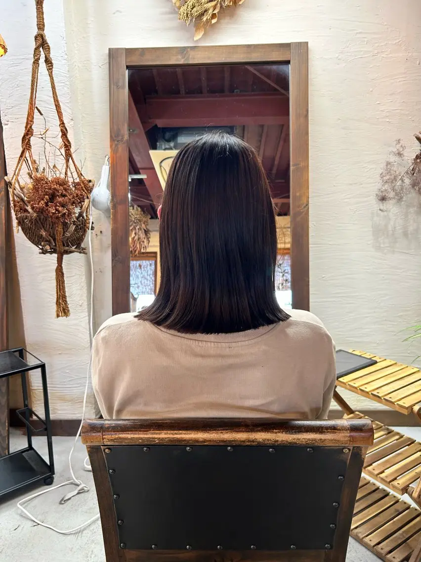 ミディアム 外ハネヘア minami 🐣のヘアスタイル