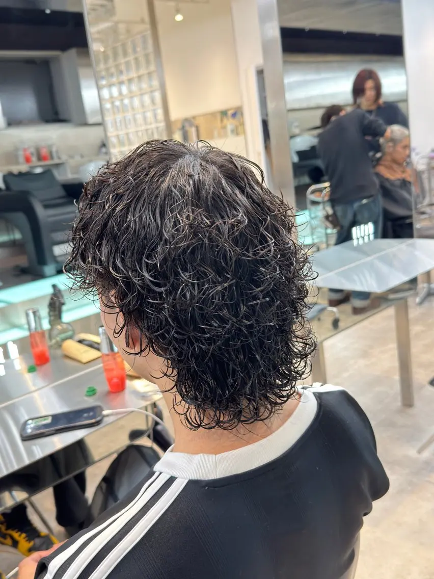 ショート パーマ カット パーマ fifth 児玉達哉 当日予約🙆のヘアスタイル