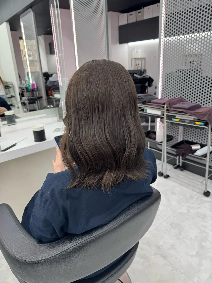 カラー ヘアカラー トリートメント 【透明感×レイヤー】 🍃RIKU🍃のヘアスタイル