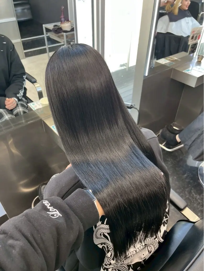 【艶髪人気No.1✨️】髪質改善Premiumトリートメント💎×シャンプーブロー×巻き髪セットの写真