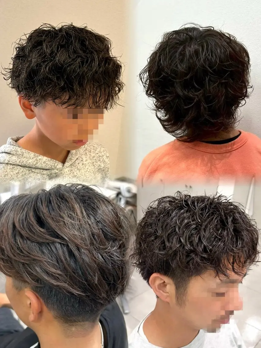 パーマ メンズ カット パーマ CRECE 🪅小森 くるみのヘアスタイル