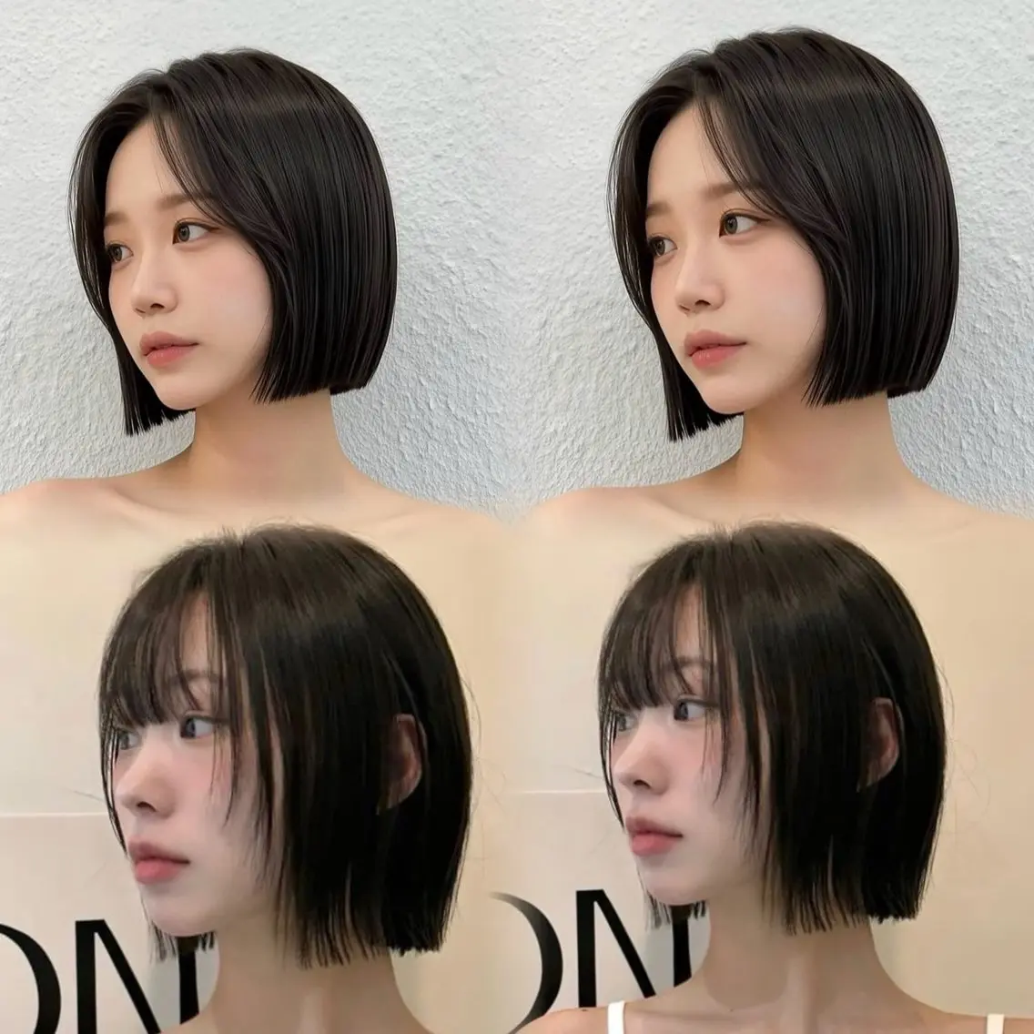 ミディアム ワンレンボブ ショートボブ ボブ ✨無料カット募集中✨ ONYXのヘアスタイル