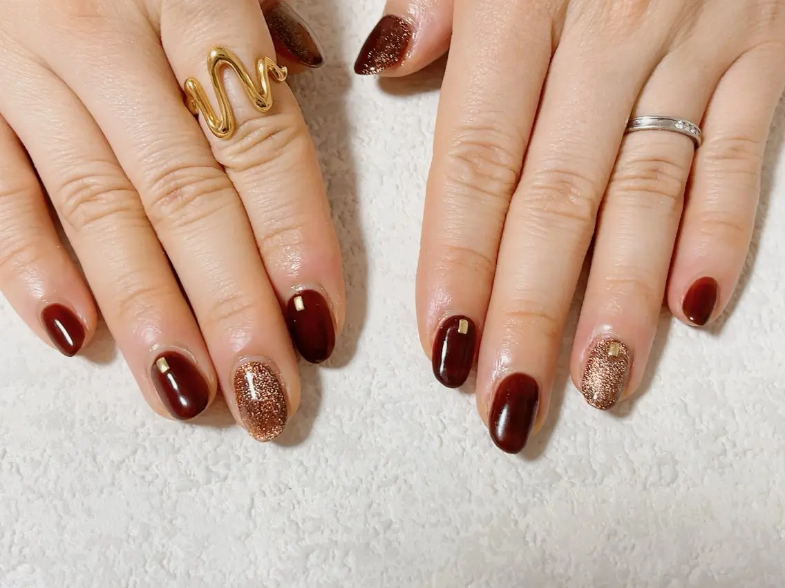 ネイル ジェルネイル 韓国ネイル メンズネイル パラジェル シンプルネイル kiki nail たまプラーザのネイルデザイン