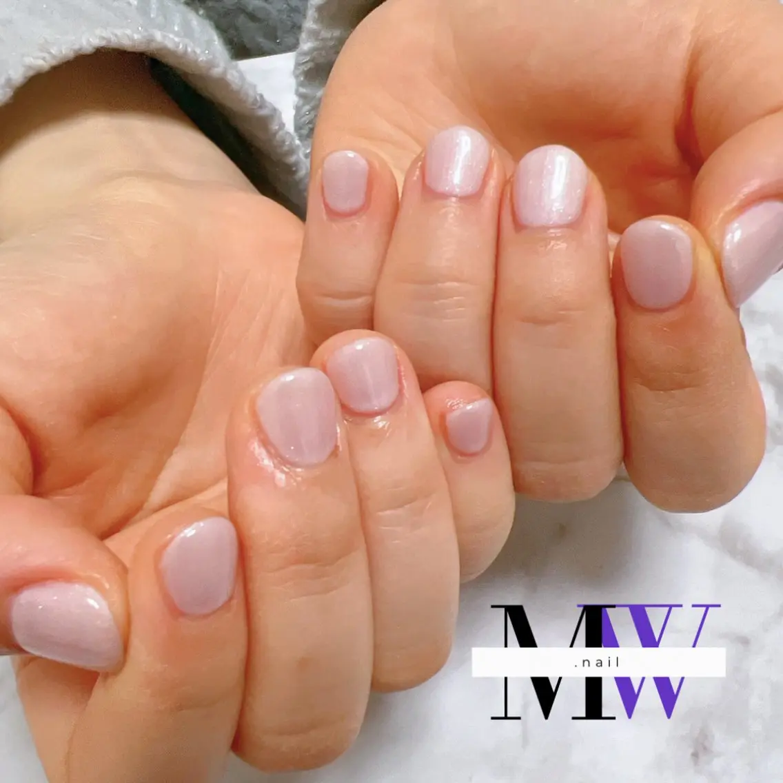 ネイル ワンカラーネイル ハンドネイル MW .nailのネイルデザイン